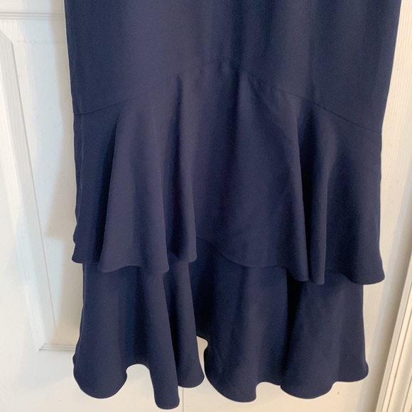 Monique Lhuillier Tiered Ruffle Cocktail Dress - Picture 11 of 13